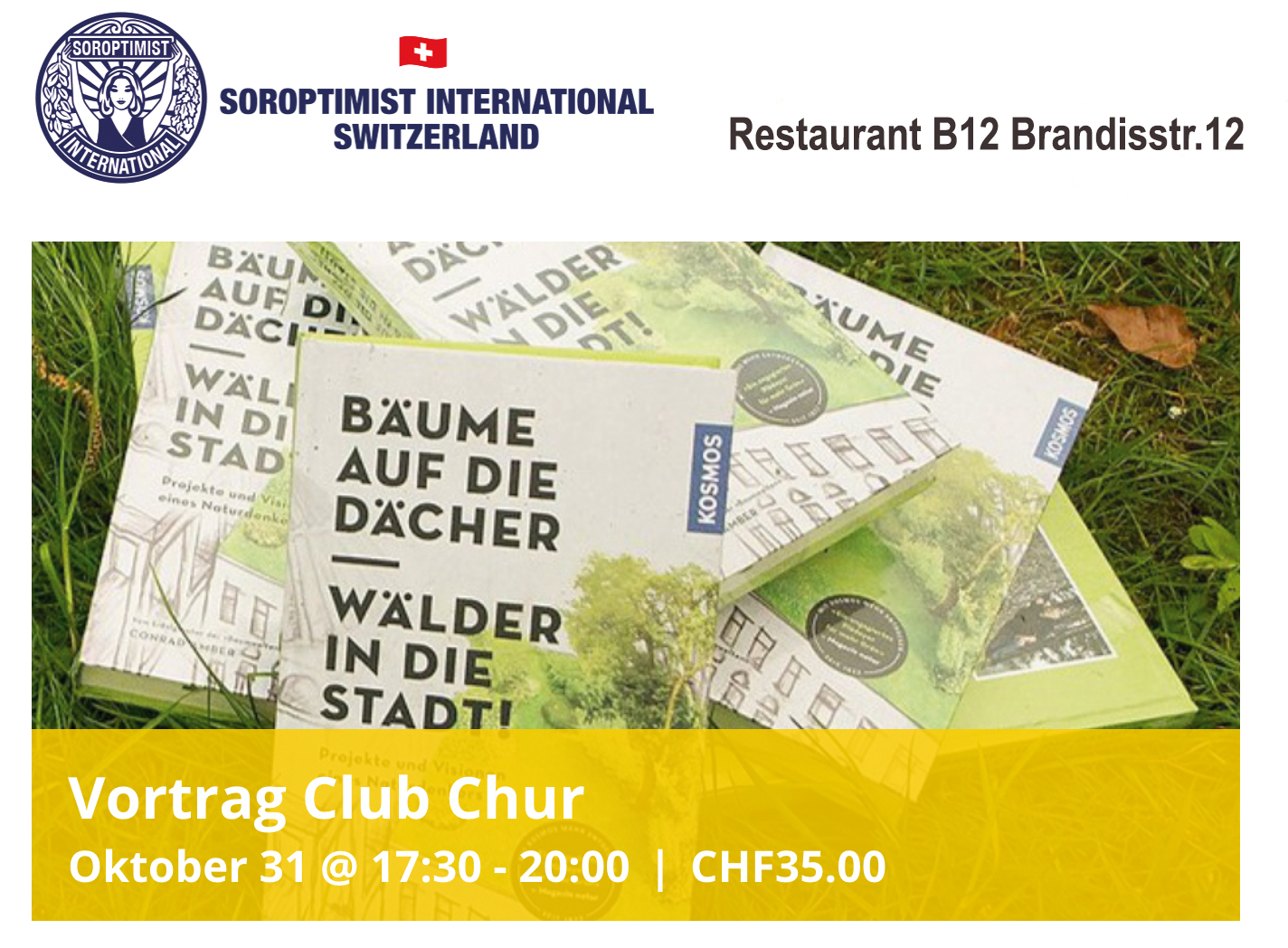 VORTRAG – IN CHUR (SCHWEIZ) – mit erstmaliger Buchpräsentation am 31. Okt.2024